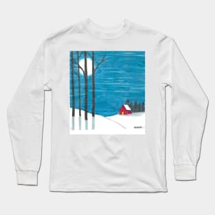 Cabin in the Snow Long Sleeve T-Shirt